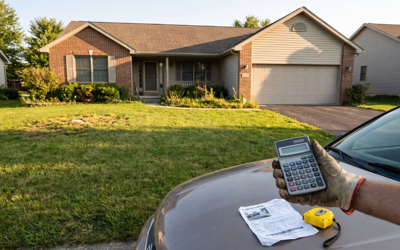Photorealistic real estate photograph, shot with a full-frame DSLR camera using a 35mm lens.